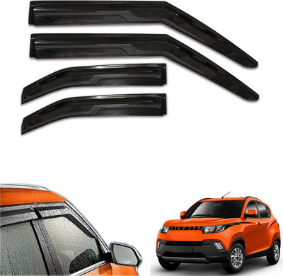 motobridge For Non-convertibles Front, Rear Wind Deflector(Tinted Mahindra KUV100)