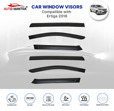 AUTOMANTRA For Non-convertibles Rear Wind Deflector(Tinted Maruti Ertiga)