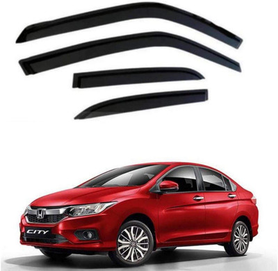 Ds enterprise For Non-convertibles Front, Rear Wind Deflector(Tinted Honda City)