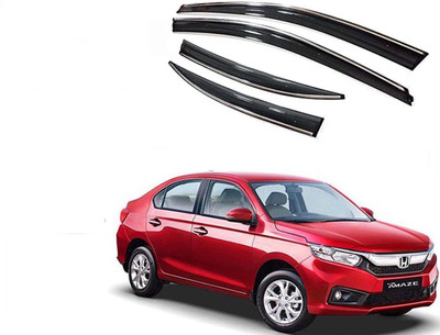 motobridge For Front, Rear Wind Deflector(Tinted Honda Amaze)