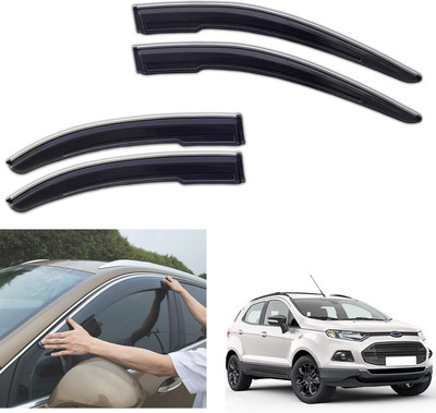 PEEPS STORE For Non-convertibles Front, Rear Wind Deflector(Tinted Ford Ecosport)