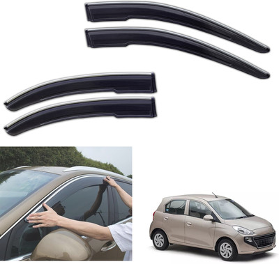 PEEPS STORE For Non-convertibles Front, Rear Wind Deflector(Tinted Hyundai Santro)