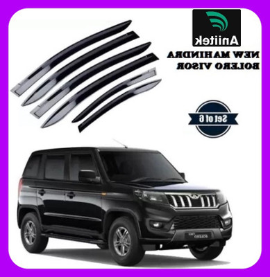 ANiiTEK For Non-convertibles Rear, Front Wind Deflector(Tinted MAHINDRA Bolero Neo)