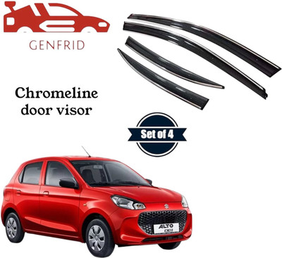GENFRID For Non-convertibles Front Wind Deflector(Tinted Maruti Alto K10 LX)