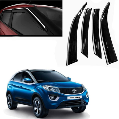 Ds enterprise For Non-convertibles Front, Rear Wind Deflector(Tinted Tata Nexon)