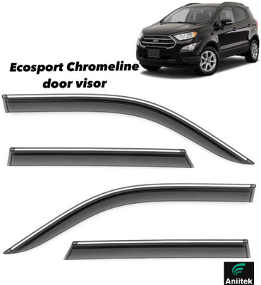 ANiiTEK For Non-convertibles Rear, Front Wind Deflector(Tinted Ford Ecosport)
