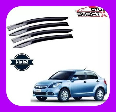 ANiiTEK For Non-convertibles Front, Rear Wind Deflector(Tinted Maruti Swift Dzire)