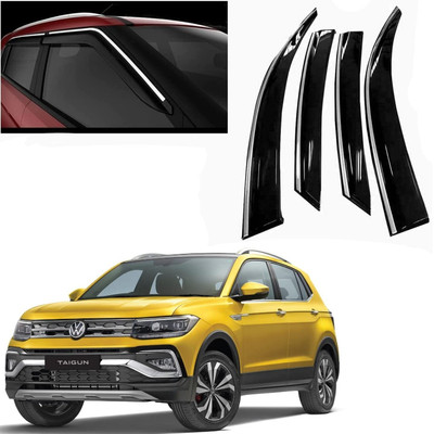Ds enterprise For Non-convertibles Front, Rear Wind Deflector(Tinted Volkswagen Taigun)