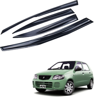 shau For Non-convertibles Front, Rear Wind Deflector(Clear Maruti Alto K10)