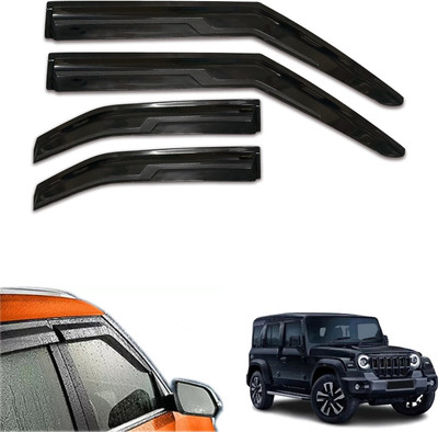 PEEPS STORE For Non-convertibles Front, Rear Wind Deflector(Tinted Mahindra Thar)