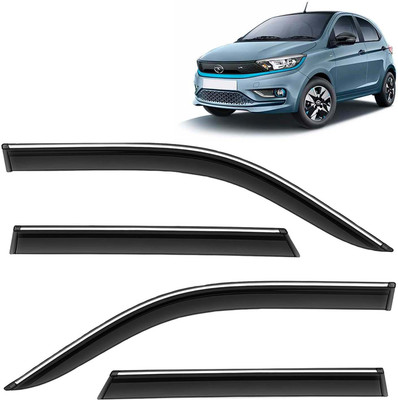 Kingsway For Non-convertibles Front, Rear Wind Deflector(Tinted Tata Tiago)