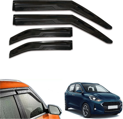 motobridge For Non-convertibles Front, Rear Wind Deflector(Tinted Hyundai Grand I10 Nios Asta 1.2 Kappa VTVT)