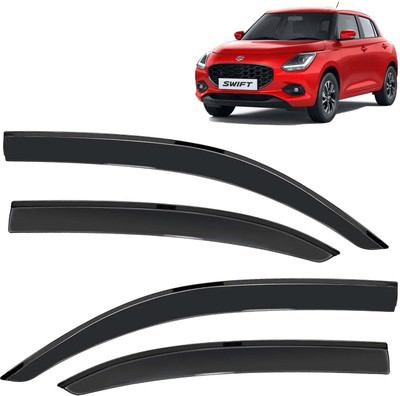 Kingsway For Non-convertibles Front, Rear Wind Deflector(Tinted Maruti Swift)
