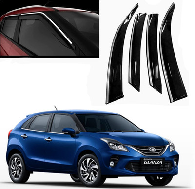 Ds enterprise For Non-convertibles Front, Rear Wind Deflector(Tinted Toyota Glanza V)