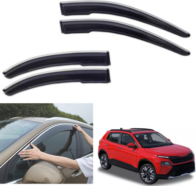 PEEPS STORE For Non-convertibles Front, Rear Wind Deflector(Tinted Skoda NA)