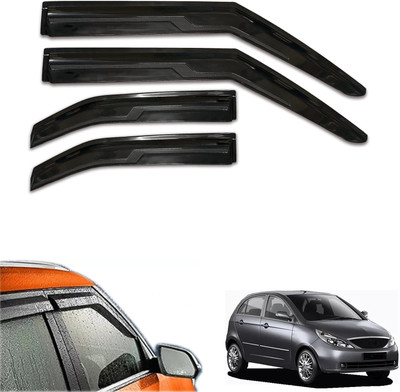 PEEPS STORE For Non-convertibles Front, Rear Wind Deflector(Tinted Tata Indica Vista)