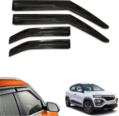 motobridge For Non-convertibles Front, Rear Wind Deflector(Tinted Renault Kwid)