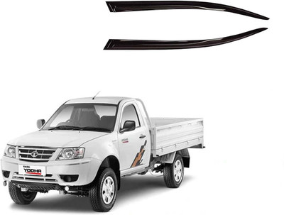 motobridge For Front, Rear Wind Deflector(Tinted Tata Yodha Pickup 1500 (Diesel)