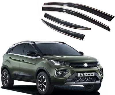 Auto E-Shopping For Non-convertibles Front, Rear Wind Deflector(Tinted Hyundai Nexon)