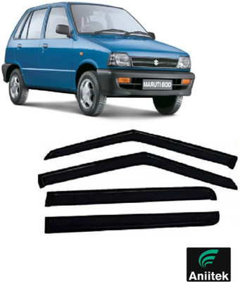ANiiTEK For Non-convertibles Rear, Front Wind Deflector(Tinted Maruti 800)