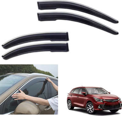 motobridge For Non-convertibles Front, Rear Wind Deflector(Tinted Toyota Glanza V)
