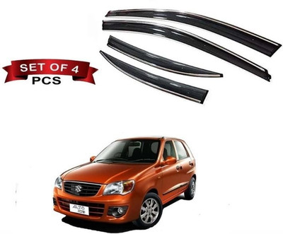 motobridge For Non-convertibles Rear, Front Wind Deflector(Clear Maruti Alto K10)