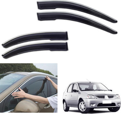 PEEPS STORE For Non-convertibles Front, Rear Wind Deflector(Tinted Renault Logan)