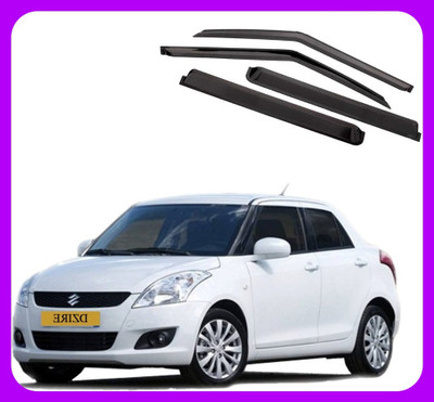 ANiiTEK For Convertibles Front, Rear Wind Deflector(Tinted Maruti Swift Dzire)