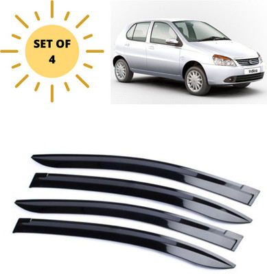 GEPRONIX For Non-convertibles Rear, Front Wind Deflector(Tinted Tata Indica)