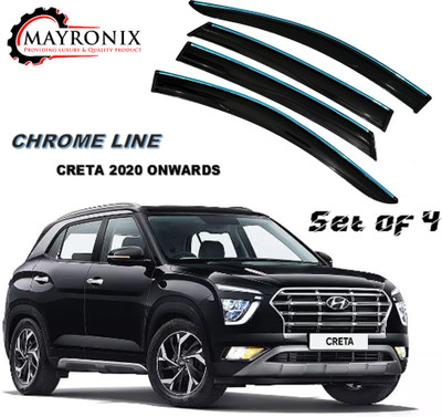 Mayronix For Non-convertibles Front, Rear Wind Deflector(HYUNDAI Creta 1.6 SX)