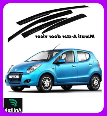 ANiiTEK For Non-convertibles Rear, Front Wind Deflector(Tinted Maruti A-Star)