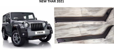 motobridge For Non-convertibles Front Wind Deflector(Tinted Mahindra Thar)