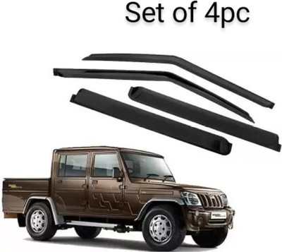 VKUNIVERSE For Non-convertibles Rear, Front Wind Deflector(Clear MAHINDRA Bolero)