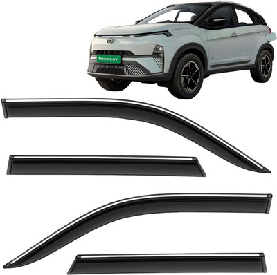 Kingsway For Non-convertibles Front, Rear Wind Deflector(Tinted Tata Nexon EV XZ Plus LUX)