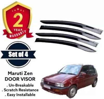 ANiiTEK For Non-convertibles Front, Rear Wind Deflector(Tinted Maruti Zen)