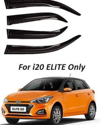 AUTO LITE For Non-convertibles Front, Rear Wind Deflector(Clear HYUNDAI Elite i20)