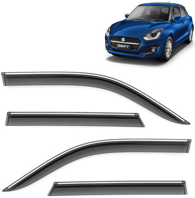 Kingsway For Non-convertibles Front, Rear Wind Deflector(Tinted Maruti Swift)