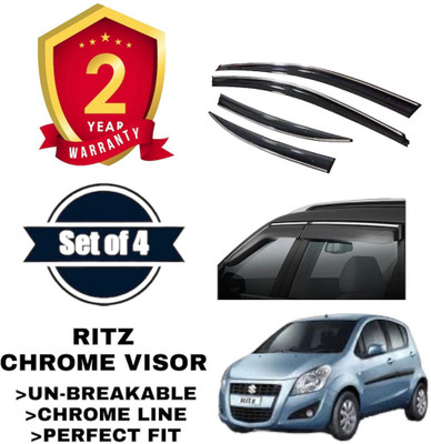 VIZOLT For Non-convertibles Front Wind Deflector(Tinted NA Ritz)