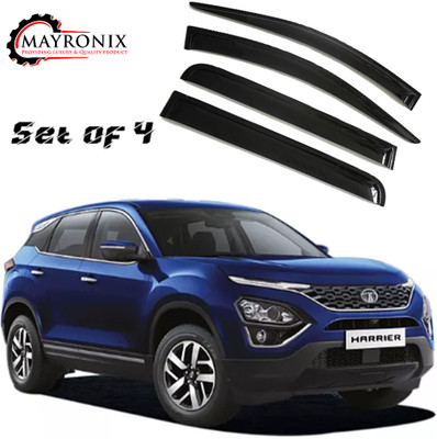 Mayronix For Non-convertibles Front, Rear Wind Deflector(Tinted Tata Harrier XE)
