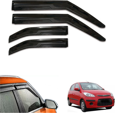 motobridge For Non-convertibles Front, Rear Wind Deflector(Tinted Hyundai i10)