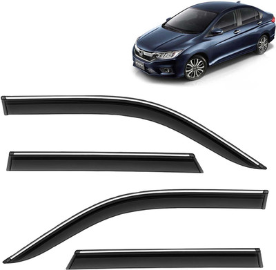 Kingsway For Non-convertibles Front, Rear Wind Deflector(Tinted Honda City)