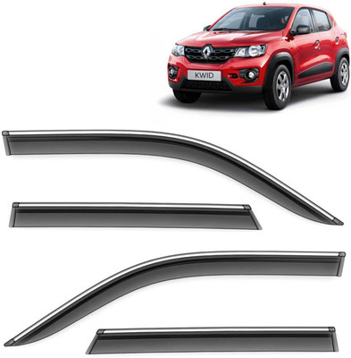 Kingsway For Non-convertibles Front, Rear Wind Deflector(Tinted Renault Kwid)