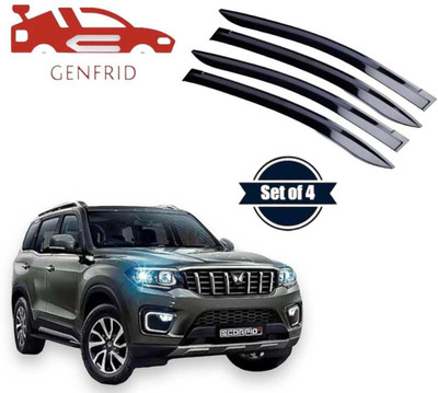 GENFRID For Non-convertibles Front Wind Deflector(Tinted MAHINDRA Scorpio MDI)