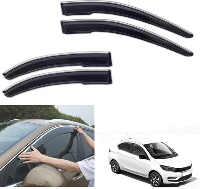 PEEPS STORE For Non-convertibles Front, Rear Wind Deflector(Tinted Tata Tigor XM Petrol)