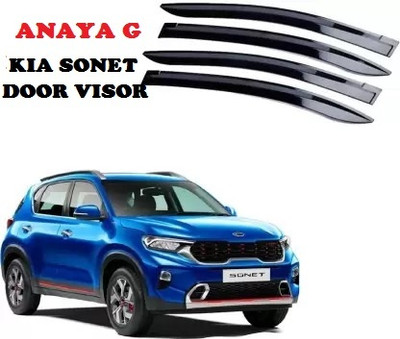 ANAYA G For Non-convertibles Front, Rear Wind Deflector(Tinted Kia Sonet)