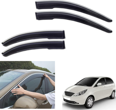 PEEPS STORE For Non-convertibles Front, Rear Wind Deflector(Tinted Tata Indica Vista)