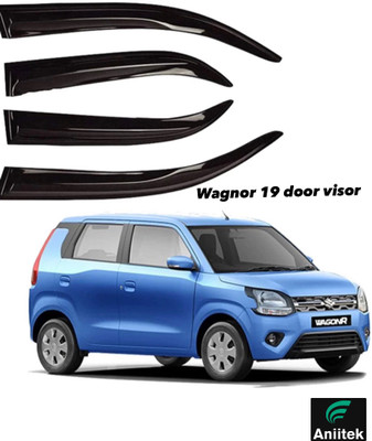 ANiiTEK For Rear, Front Wind Deflector(Tinted Maruti WagonR)