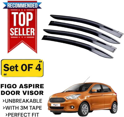 GENFRIDD For Non-convertibles Front Wind Deflector(Tinted Ford Aspire)