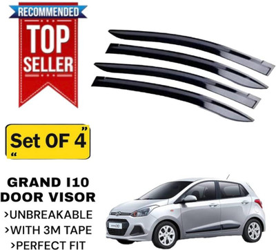 GAURIENTERPRIES For Non-convertibles Front Wind Deflector(Tinted HYUNDAI Grand 2.0L)