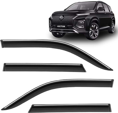 Kingsway For Non-convertibles Front, Rear Wind Deflector(Tinted MG Hector)